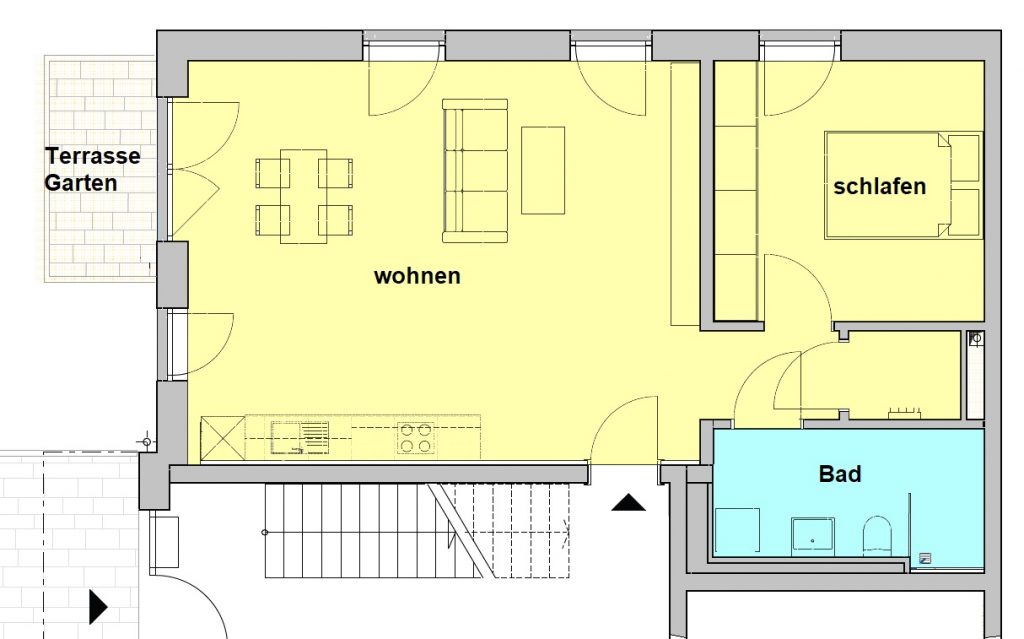 moderne 2-Zimmer-EG-Wohnung *** gehobener Ausstattung *** top- Lage *** barrierefrei